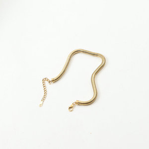 <span class=keywords><strong>Cavigliera</strong></span> Trendy in Acciaio Inossidabile, Catena a Serpente Rotonda da 5MM, Braccialetto alla Caviglia alla Moda per Ragazze - Product Image 5
