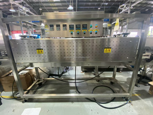 Các hoàn toàn tự động tay áo máy dán nhãn + thu nhỏ Máy dán nhãn có thể đóng gói các loại khác nhau của lon và chai - Product Image 5