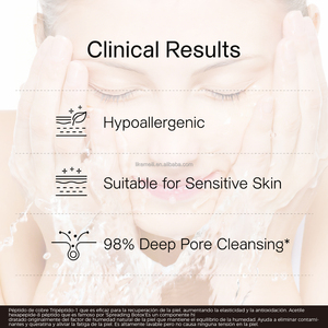 <span class=keywords><strong>Crema</strong></span> Limpiadora Facial OEM, Hidratante, Control de Grasa, Reduce Poros, Barrera Protectora, Polipéptido de Nuez, Limpiador Facial para Piel Grasa - Product Image 4