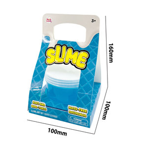 Pot de <span class=keywords><strong>slime</strong></span> amusant certifié ASTM F963, 8 oz. <span class=keywords><strong>Slime</strong></span> cristallin pour cadeaux de fête, remplissage de sacs cadeaux, cadeau de Noël - Product Image 2