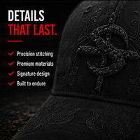 Gorra de Béisbol Estructurada de 5 Paneles de Algodón al por Mayor con Visera Curva, Bordado 3D, Forro de Satén y Cierre Ajustable Snapback