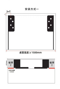 Extension télescopique robuste pour fenêtre en baie, quincaillerie coulissante silencieuse à montage latéral inférieur, accessoires pour cuisine et hôtel - Product Image 3