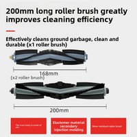Accessoires d'aspirateur Brosse à rouleau principal pour Ecovacs Deebot X1/T10/T20 Pièce d'aspirateur robotique de balayage