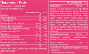 OEM/ODM Mix with Gut Health Probiotics Beet Root &amp; Enzymes for Digestive Support <strong>Bloating</strong> and Microbiome <strong>Supplement</strong> Powder - Product Image 2