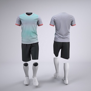 Set seragam sepak bola cepat kering, seragam sepak bola kualitas tinggi, pakaian latihan, Jersey kustom - Product Image 3