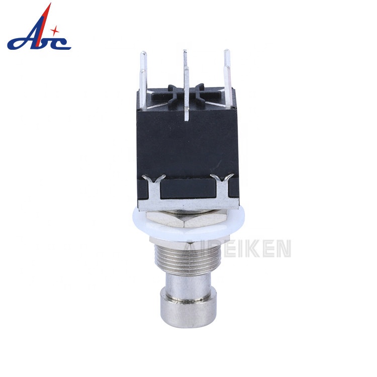 DPDTラッチオンオンフットスイッチギターエフェクトペダルメタル