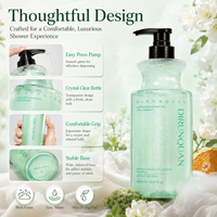 Gel Douche OEM ODM 500ml Éclat Matinal Vitalité Nourrissante Parfum Yuzu Niacinamide Céramide Peau Lisse Moussant Parfumé