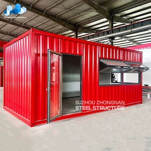 บ้านสำเร็จรูปแบบตู้คอนเทนเนอร์เคลื่อนที่ Zhongnan แบบถอดประกอบได้ ปรับแต่งได้ ใช้เป็นบาร์เคลื่อนที่ ร้านค้า ร้านกาแฟ บ้านขนาดเล็ก - Product Image 3