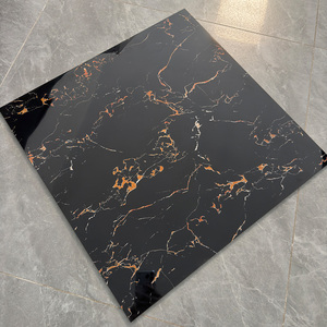 Carreaux de sol en porcelaine Porcelanato 60x60cm, carreaux d'intérieur modernes pour salon, villa, centre commercial, antibactériens, antidérapants, aspect <span class=keywords><strong>pierre</strong></span> - Product Image 5