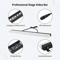 Светодиодная матричная лента AIDLIN DMX512 RGB, программируемая, 24В, 1м, IP66, 60 светодиодов/м, из алюминиевого сплава, для ночных клубов, караоке, баров, сцены, диджейского освещения