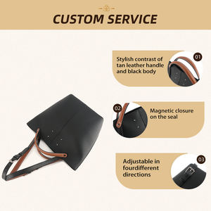 Mode décontracté dames <span class=keywords><strong>sac</strong></span> à bandoulière grande capacité <span class=keywords><strong>sac</strong></span> seau en cuir souple dames <span class=keywords><strong>sac</strong></span> à main - Product Image 4