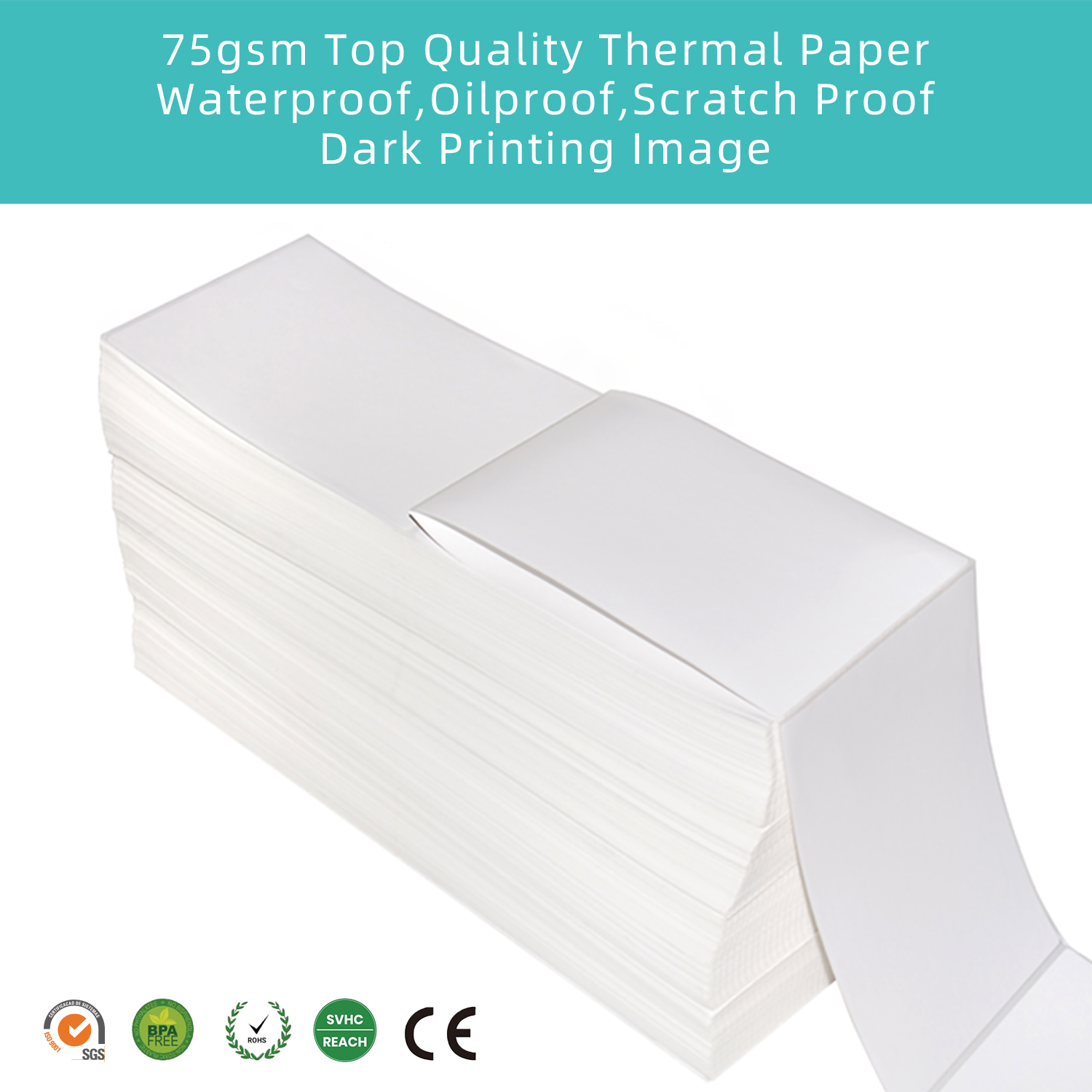 4" x 6" Fanfold 2000 Labels