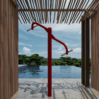 TUV-Certified Outdoor Gym Steel Fitness Equipment Nueva e innovadora barra de dominadas