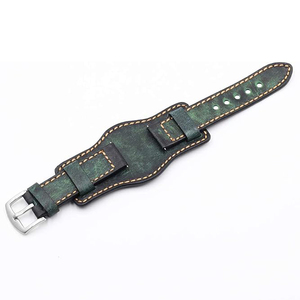 Bracelets de <span class=keywords><strong>montre</strong></span> de luxe en <span class=keywords><strong>cuir</strong></span> vintage en promotion – 20 mm, 22 mm, 24 mm - Product Image 5