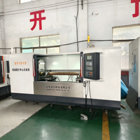 Máquina CNC de Eje Plano Rígido XY1515 para Procesamiento de Ejes - Máquina Combinada para Fresado de Extremos y Perforación de Orificios Centrales