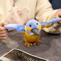 Nouveauté Peluche réaliste de goéland, adorable peluche d'oiseau, cadeau idéal pour les enfants, décoration de bureau, peluche animale