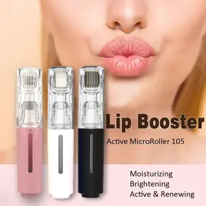 Lip Care Roller Lips Titanium Needle Roller Massage Beard Hair Growth Treatment Serum Application