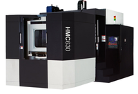 Centre d'usinage horizontal CNC automatique à double position HMC630, haute précision, robuste, avec système de commande GSK FANUC