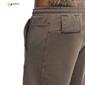 กางเกงขาสั้นเบอร์มิวด้าผู้ชายรุ่นใหม่ W148 ลายทาง ผ้าถักย้อมเส้นด้าย ระบายอากาศได้ดี ผ้าฝ้ายเจอร์ซีย์ ไซส์ใหญ่ เอวยางยืด - Product Image 4