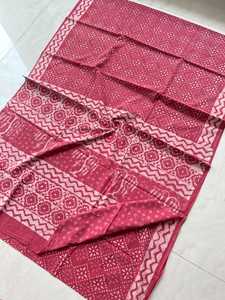 Los materiales de vestido impresos en bloque hechos a medida están hechos de tela de algodón puro 100%. Ideal para uso diario y salidas Casuales - Product Image 2