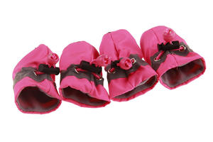 Stocked 4pcs/set Waterproof Pet Dog Shoes Anti-slip Rain Footwear for Small <strong>Cats</strong> Dogs Pet <strong>Boots</strong> - Product Image 3
