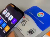 Carte de contrôle d'accès de table étanche 10cm 12cm en époxy/PVC avec puce RFID NFC 215, mini code QR 13.56MHz