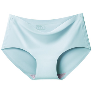 Mutandine di biancheria intima di seta di ghiaccio da donna senza cuciture legante Lingerie slip - Product Image 3