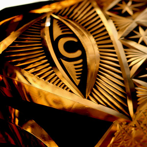 老式奢华250毫升迷你玻璃倾析器手工切割经典日本设计铝制聚丙烯婚礼/派对/家居装饰礼品 - Product Image 6