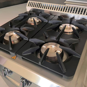 Poêle à nouilles Casserole à comptoir ouvert en acier inoxydable commercial 6 brûleurs à gaz <span class=keywords><strong>avec</strong></span> pot en argile pour équipement de cuisine commerciale - Product Image 2
