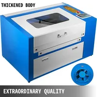 SIHAO EU STOCKSIHAO 3050 50W Machine de découpe et gravure laser CO2 avec tube, port USB, routeur CNC, certifiée CE, Ruida Special