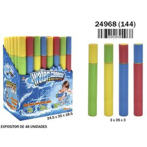Cannone ad acqua super schiumogeno da 35 cm per giochi in piscina, confezione da 48 unità. - Product Image 3