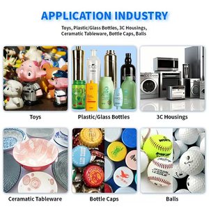 Nouvelle machine automatique HAOHE 3 couleurs pour sérigraphie de bouteilles cylindriques, ovales et carrées en plastique et verre, avec imprimante UV pour cartes - Product Image 6