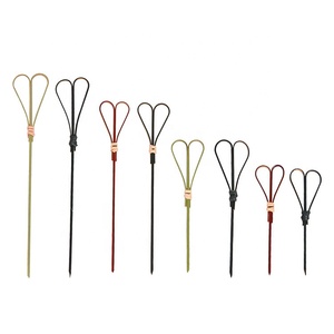 Thân Thiện Với Môi Nguồn Cung Cấp Bên Dùng Một Lần Đôi <span class=keywords><strong>Prong</strong></span> Màu Xanh Lá Cây Tre Trang Trí <span class=keywords><strong>BBQ</strong></span> Xiên - Product Image 5