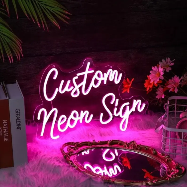 Nova Chegada Personalizado Acrílico Neon Publicidade noiva para ser sinal de néon para festa de casamento casa jogo quarto néon sinal