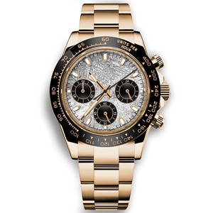 Montre-bracelet à quartz de luxe en acier inoxydable VK63 40 mm Day Tona avec cadran stérile, aiguilles lumineuses, chronographe, personnalisable avec votre propre logo pour homme - Product Image 6