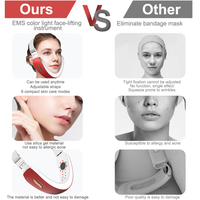 Appareil de lifting du visage en V, intensités réglables pour affiner la mâchoire, électrique, anti double menton, portable, rechargeable US AU CN