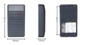 Bán Buôn Loại Nhỏ Ngoài Trời <span class=keywords><strong>RFID</strong></span> Card <span class=keywords><strong>Reader</strong></span> Với Wiegand 26/34 - Product Image 5