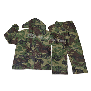 Veste de <span class=keywords><strong>pluie</strong></span> camouflage pour homme, vente chaude 2023, revêtement PVC, imperméable, pour motard - Product Image 4