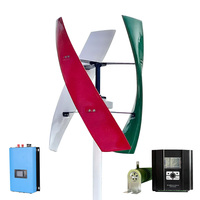 Générateur d'éoliennes 6Kw 96V 120V à axe vertical, haute efficacité, 2000W 2Kw 3Kw 5Kw 5000w, éolienne avec onduleur connecté au réseau