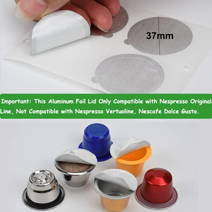 Capsules de café en aluminium de haute qualité en gros, compatibles avec les capsules Nespresso, couleurs personnalisées acceptées - Product Image 4