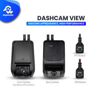 Cámara para Vehículo 4G con Doble Lente, Opciones ADAS/DMS/BSD, Detección por IA, Grabador de Video de 4 Canales, Alerta de Exceso de Velocidad y Detección de Movimiento - Product Image 1