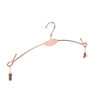 Cintres en fil métallique or rose pour lingerie, à un seul niveau, en métal, pour armoire et présentation en salon - Vente en gros