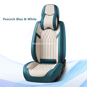 Xiangta <span class=keywords><strong>2022</strong></span> Ensemble complet en gros, housses de siège de voiture universelles de luxe en cuir PU 5D 9D 3D pour Civic Golf GLC CC - Product Image 3