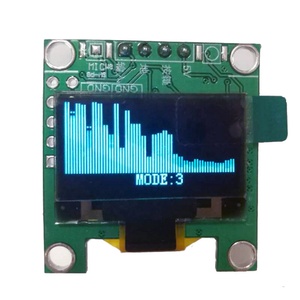 Taidacent Music VU mètre petit Micro-slim Music spectre VU mètre 0.96 pouces écran OLED multimode Audio spectre indicateur - Product Image 1