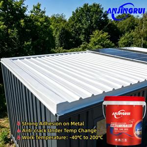 Revêtement imperméable professionnel en caoutchouc silicone 100 % résistant à la corrosion UV et anti-âge pour la <span class=keywords><strong>réparation</strong></span> des toitures métalliques des conteneurs - Product Image 1
