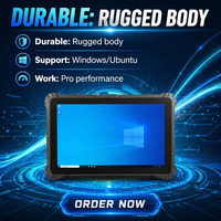 Tablet PC Resistente de 10.1 Pulgadas con Pantalla de 1000nits, Intel N5100, DDR4 8GB, WINPAD, IP67 Impermeable, Tablet Industrial para Trabajo en Campo