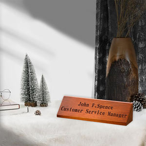 कार्यालय कक्षा के लिए डेस्क नेमप्लेट के लिए व्यक्तिगत नाम पट्टिका के लिए लकड़ी का व्यक्तिगत नाम पट्टिका - Product Image 4