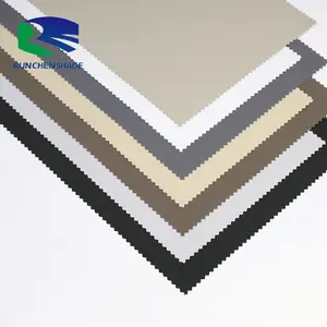 YUMA fabbricazione tessuto impermeabile e ignifugo tessuto a rulli in PVC tessuto oscurante verticale in fibra di vetro