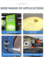 Alimentation LED à tension constante en aluminium ultra-mince, étanche, 36W 12V pour projets de miroirs LED OEM