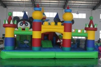 QIQU - Parque de Atracciones Inflable Gigante de Alta Resistencia, Pared de Escalada de PVC Sijia Multizona, Capacidad para 20 Personas, 2000 kg, para Exteriores